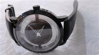 Movado Translucent Men's Black Dial Watch